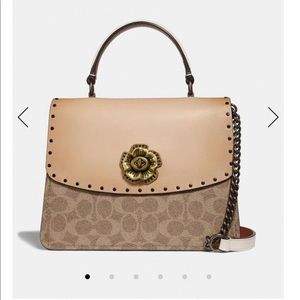 NWT Nude coach purse leather /studs